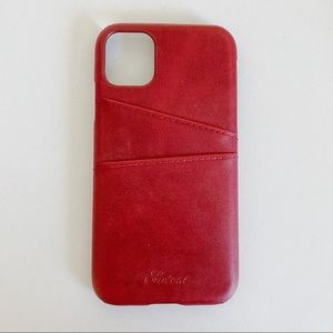 iPhone 11 Leather Wallet Case Unisex
